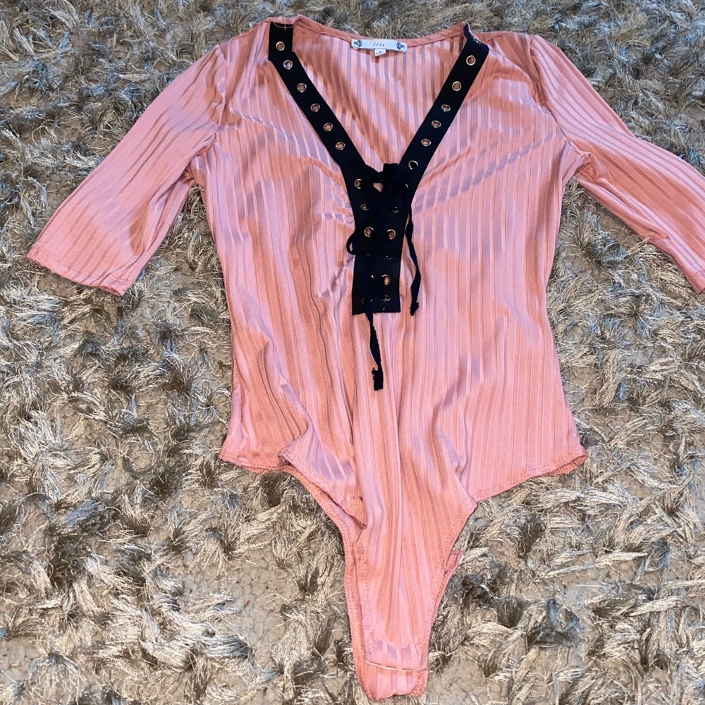 Pink leotard